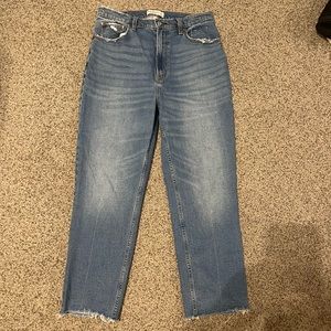 Abercrombie Curve Love Ankle Straight Jeans